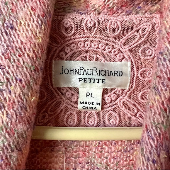 JOHN PAUL RICHARD Petite Lightweight Cowl Neck Drawstring Sweater—SZ. PL - Picture 7 of 15